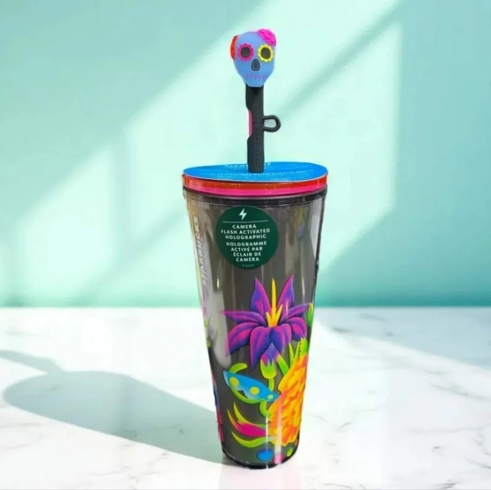 Starbucks Holographic 2025 Da De Los Muertos collection